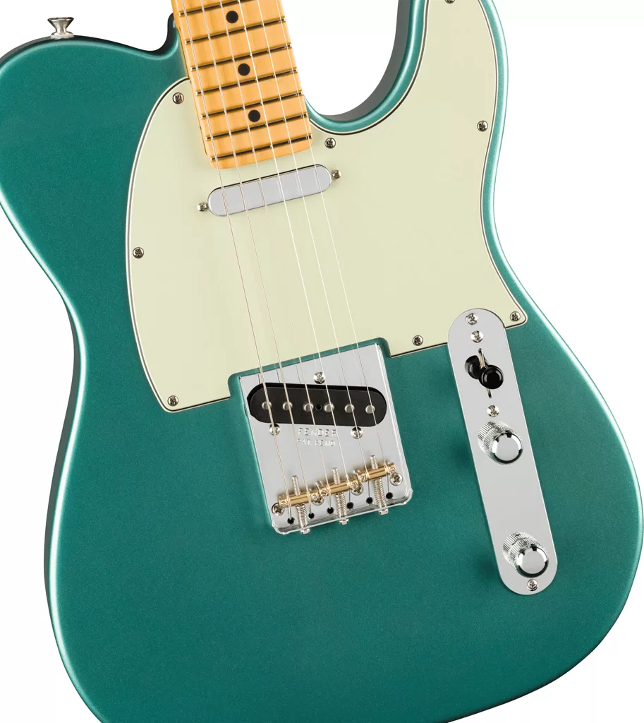 Fender American Professional Classic Telecaster® Electric Guitar - Faded Sherwood Green Metallic - Image 3