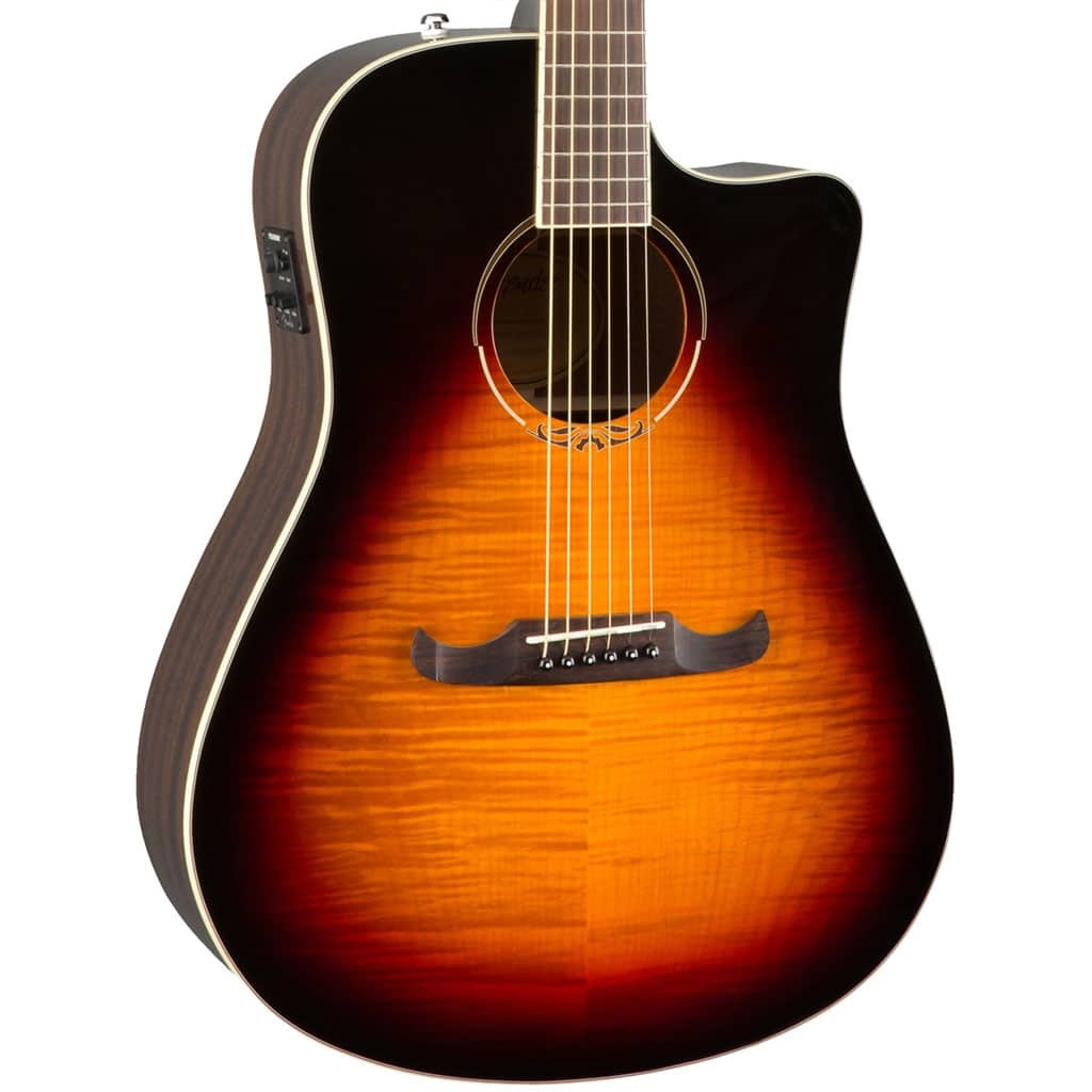 Fender T-Bucket 300CE Acoustic-Electric Guitar - Sunburst Flame Maple