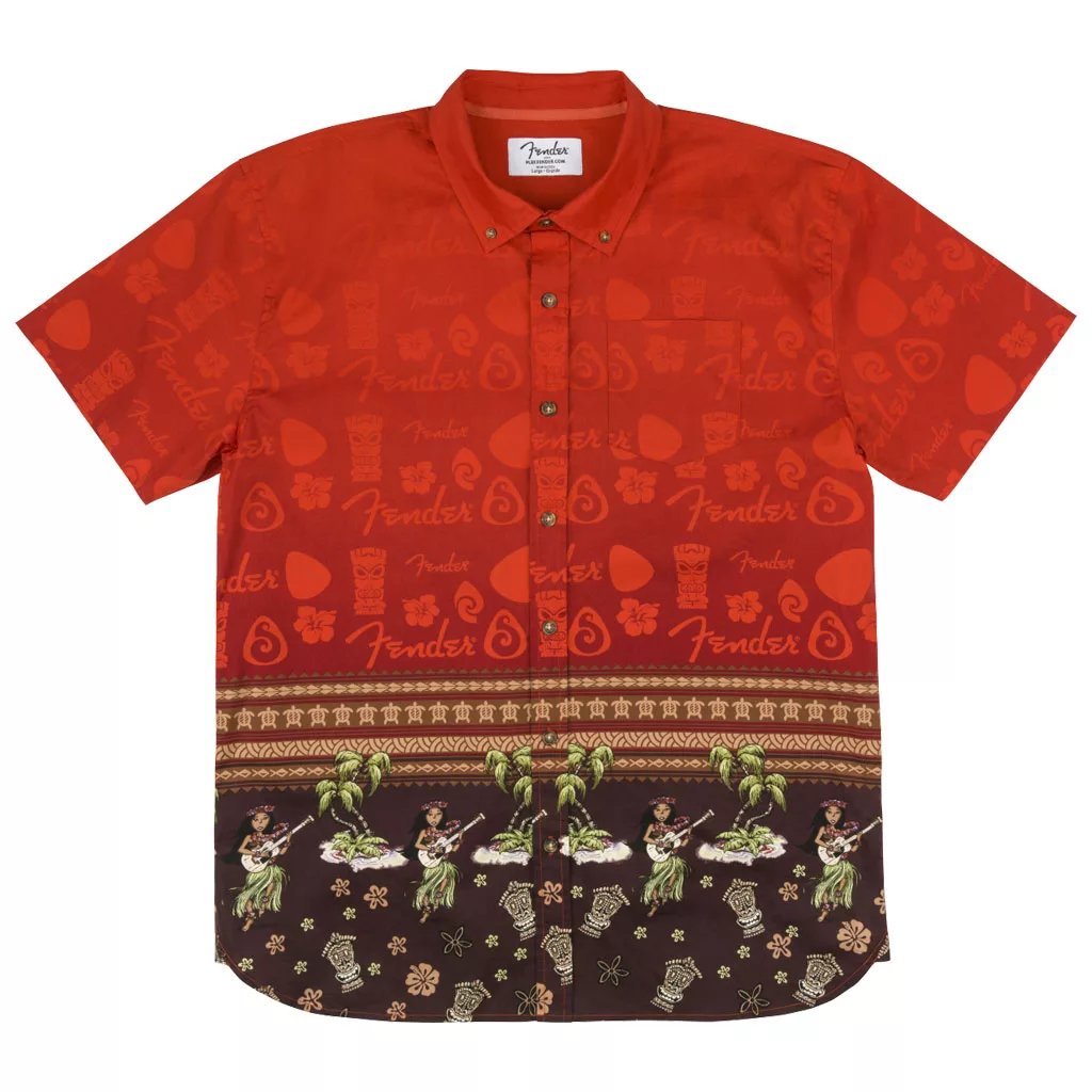 Fender The Hawaiian Button Up Shirt - Large