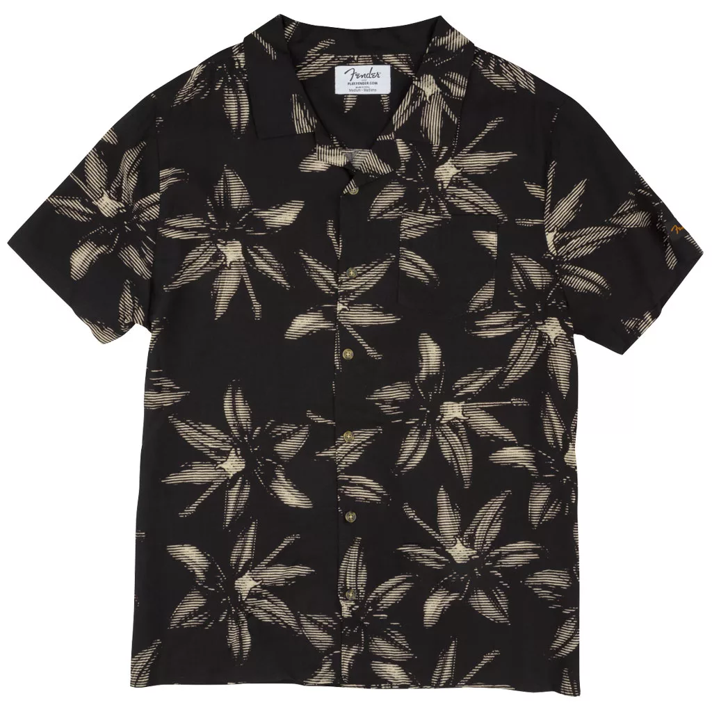 Fender The Norvell Button Up Shirt Black - Large