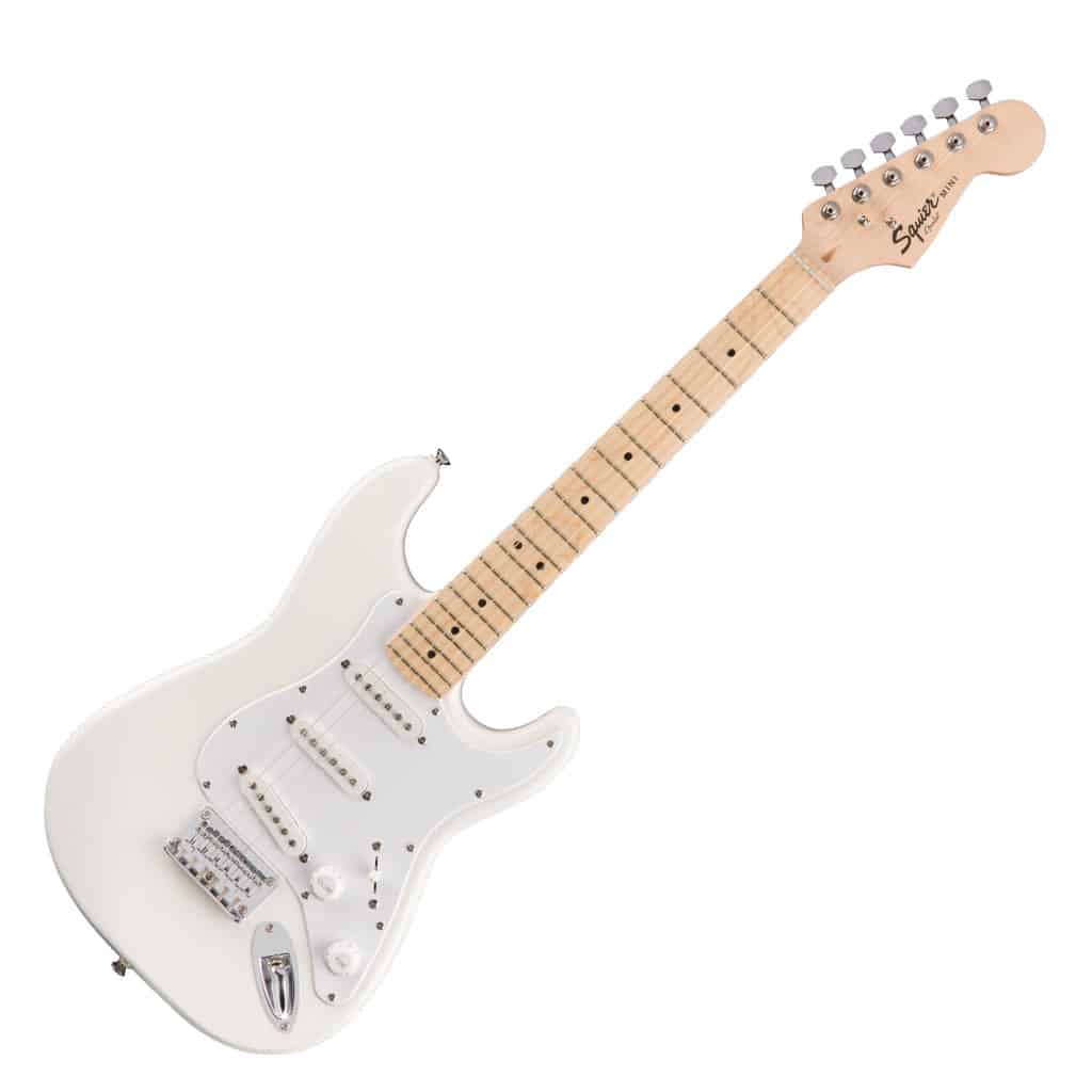 Squier by Fender Mini Stratocaster® Electric Guitar - Olympic White - Image 4