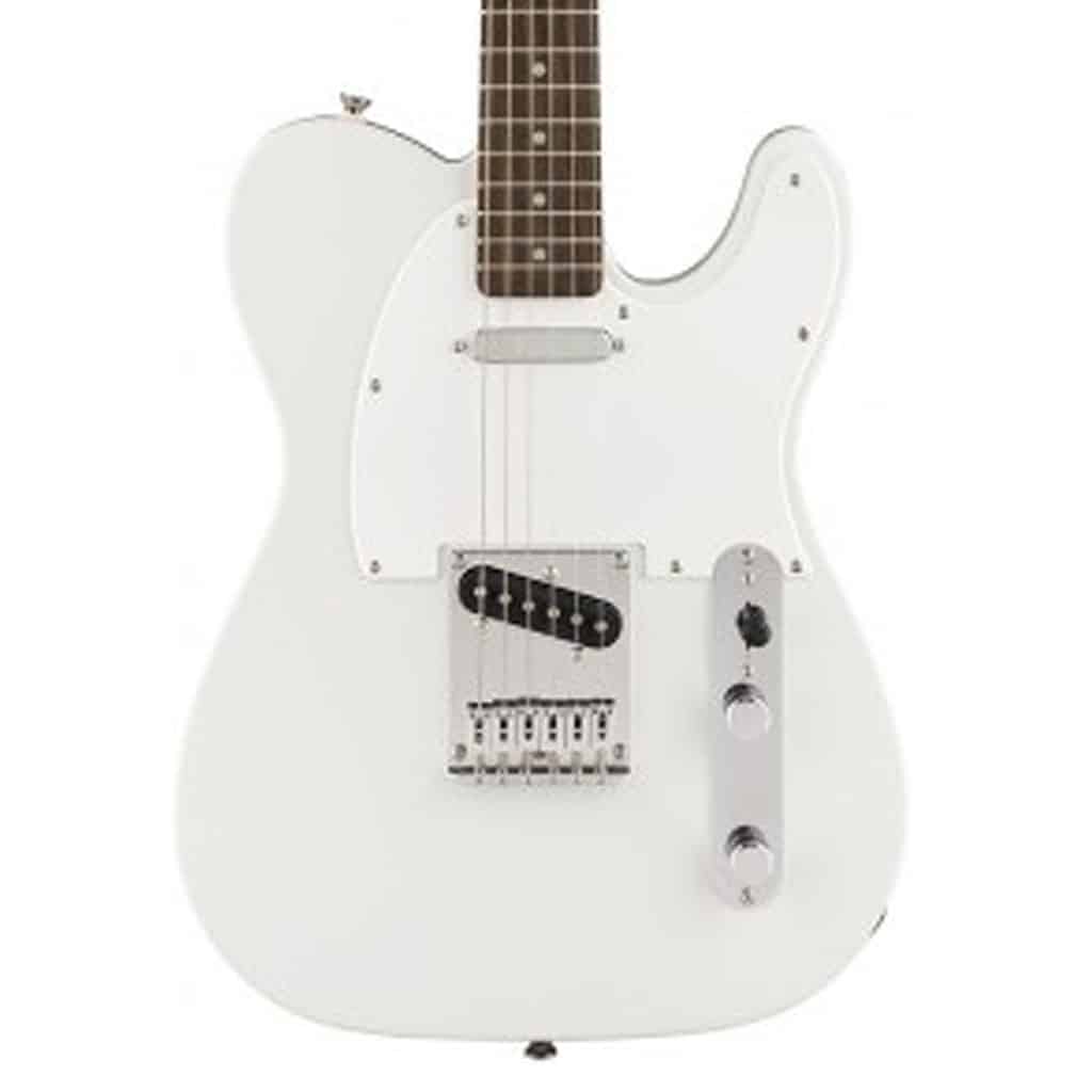 Squier by Fender FSR Bullet Telecaster Electric Guitar - Olympic White
