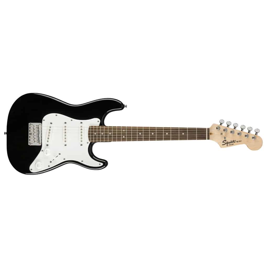 Squier by Fender Mini Stratocaster® Electric Guitar - Black - Image 2