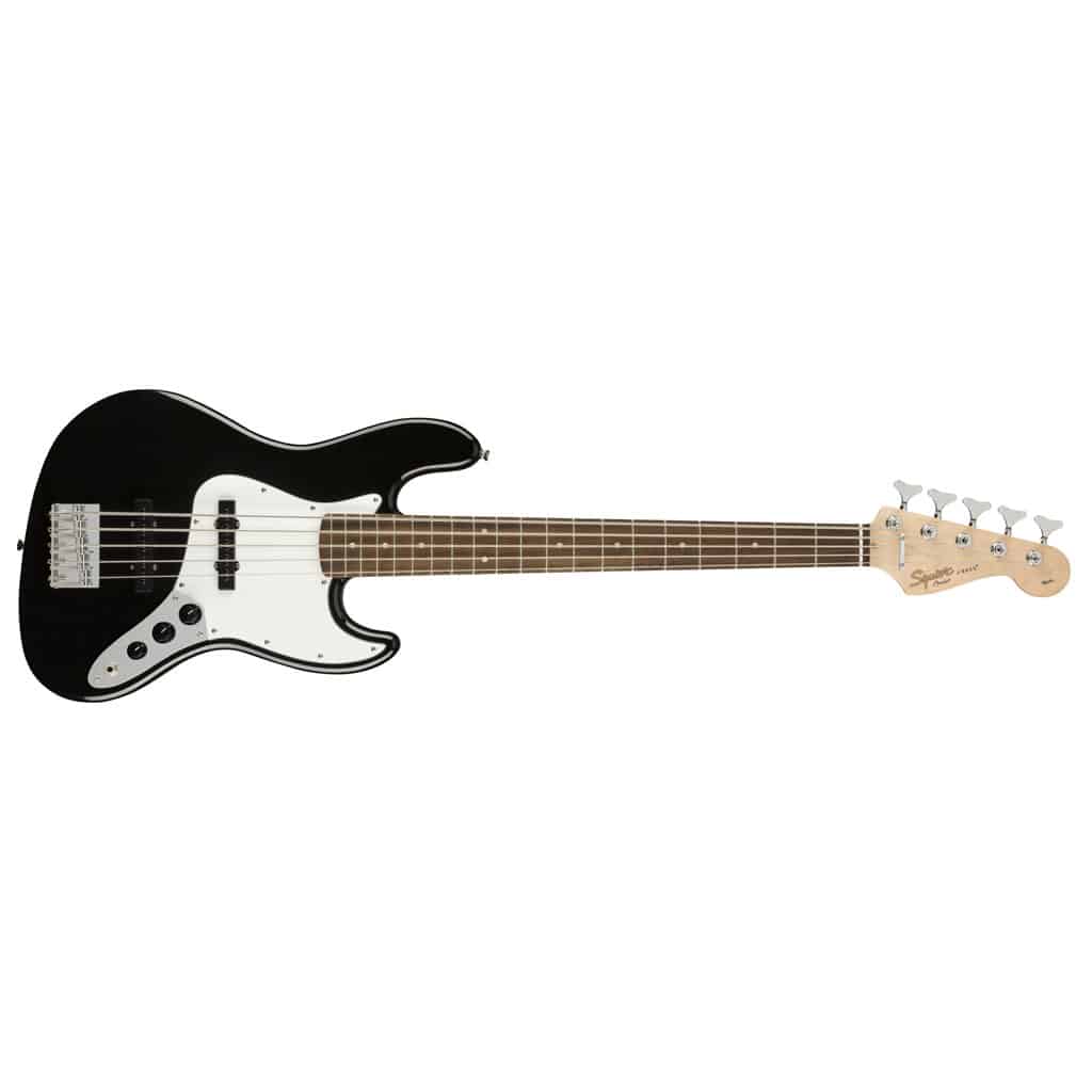Squier by Fender Affinity Jazz Bass V - 5 String - Laurel Fretboard - Black - Image 2