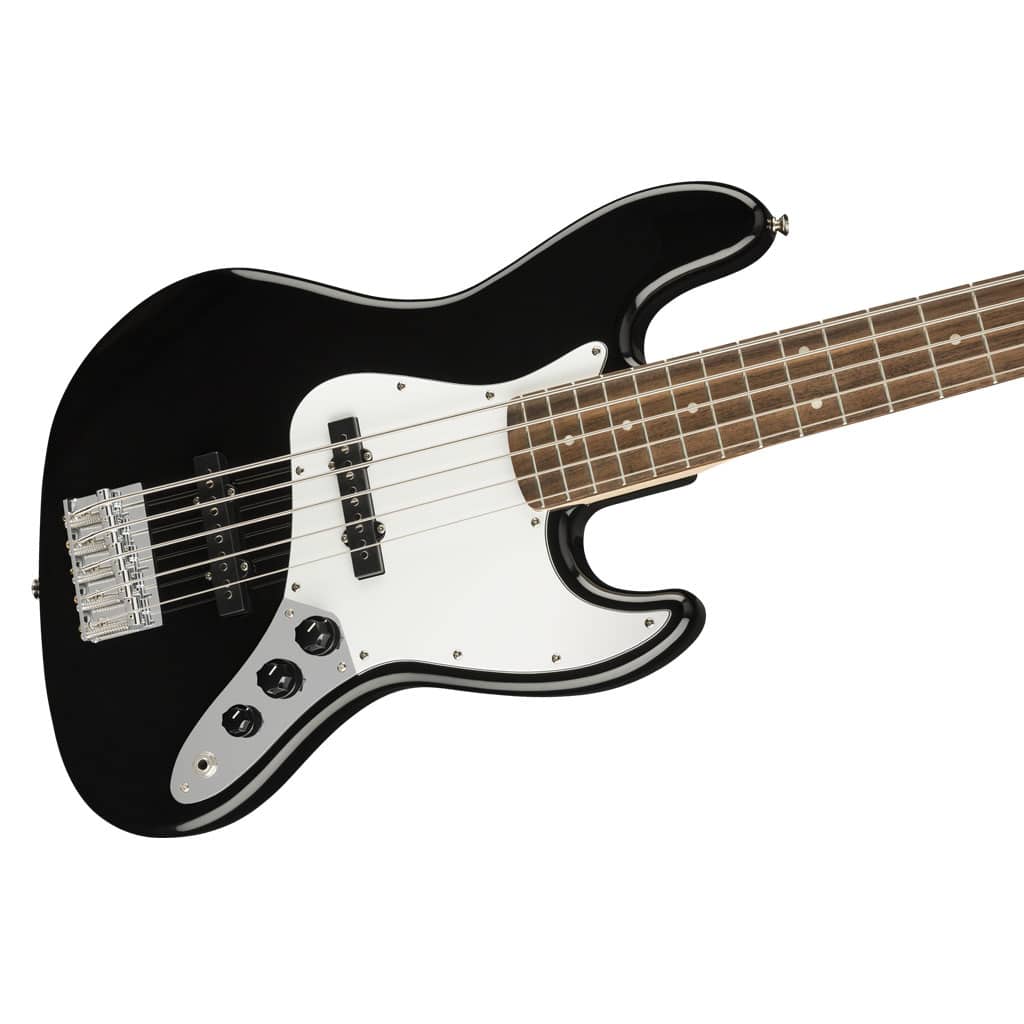 Squier by Fender Affinity Jazz Bass V - 5 String - Laurel Fretboard - Black - Image 4