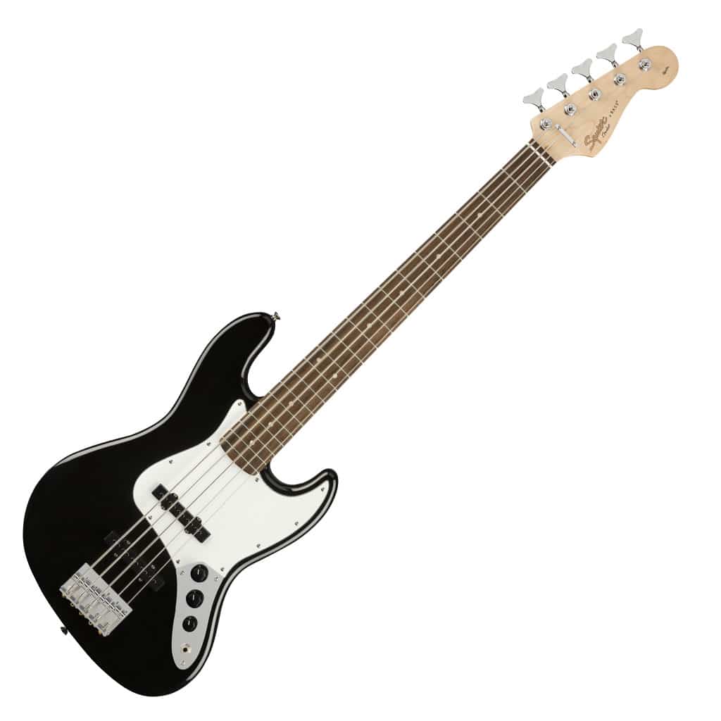 Squier by Fender Affinity Jazz Bass V - 5 String - Laurel Fretboard - Black - Image 6