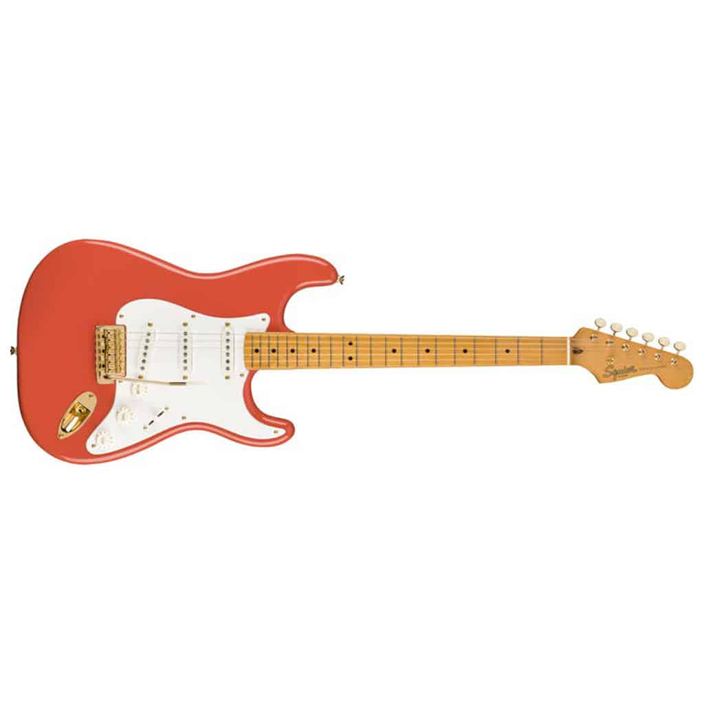 Squier by Fender FSR Classic Vibe 50s Stratocaster - Maple Fretboard - Fiesta Red - Image 2