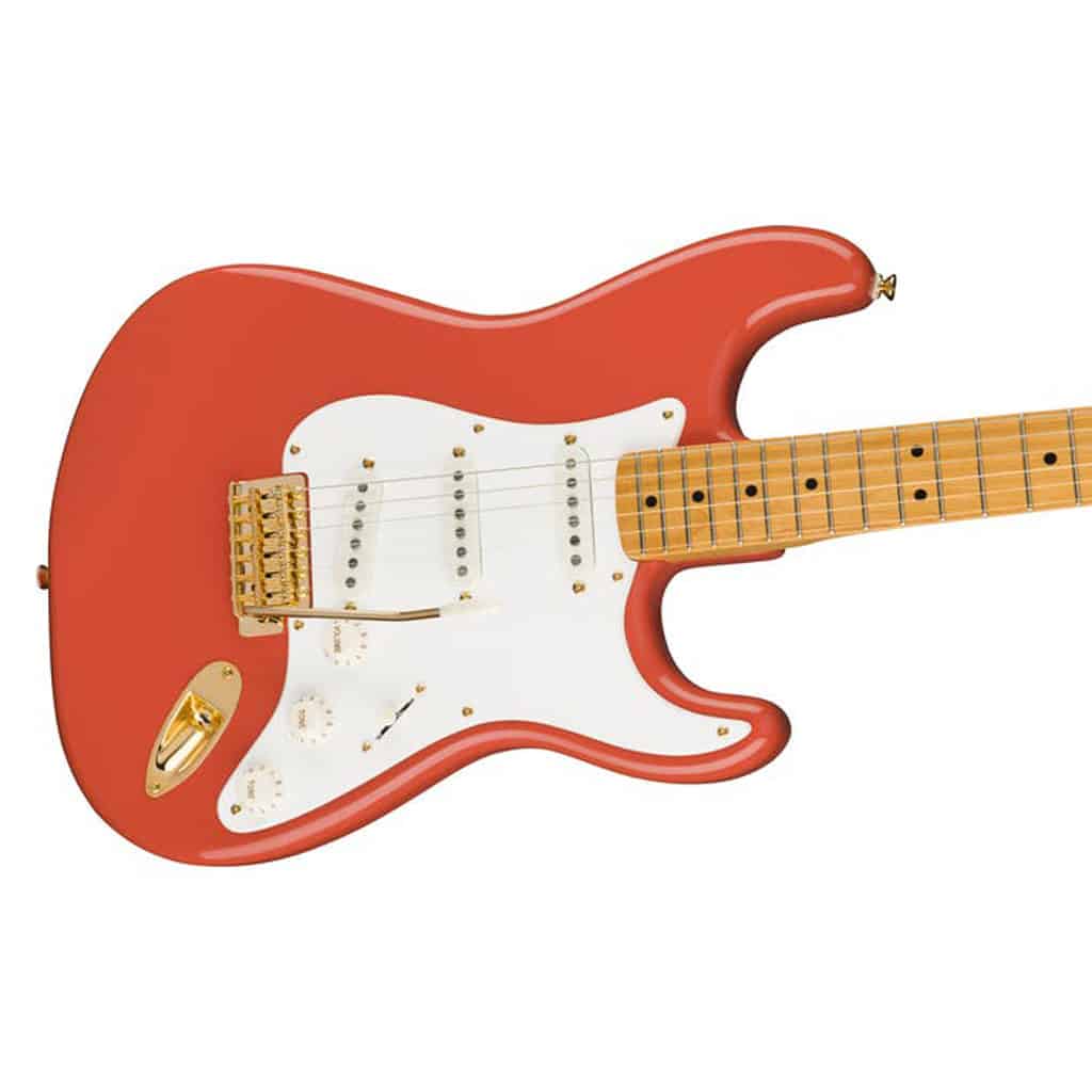 Squier by Fender FSR Classic Vibe 50s Stratocaster - Maple Fretboard - Fiesta Red - Image 4