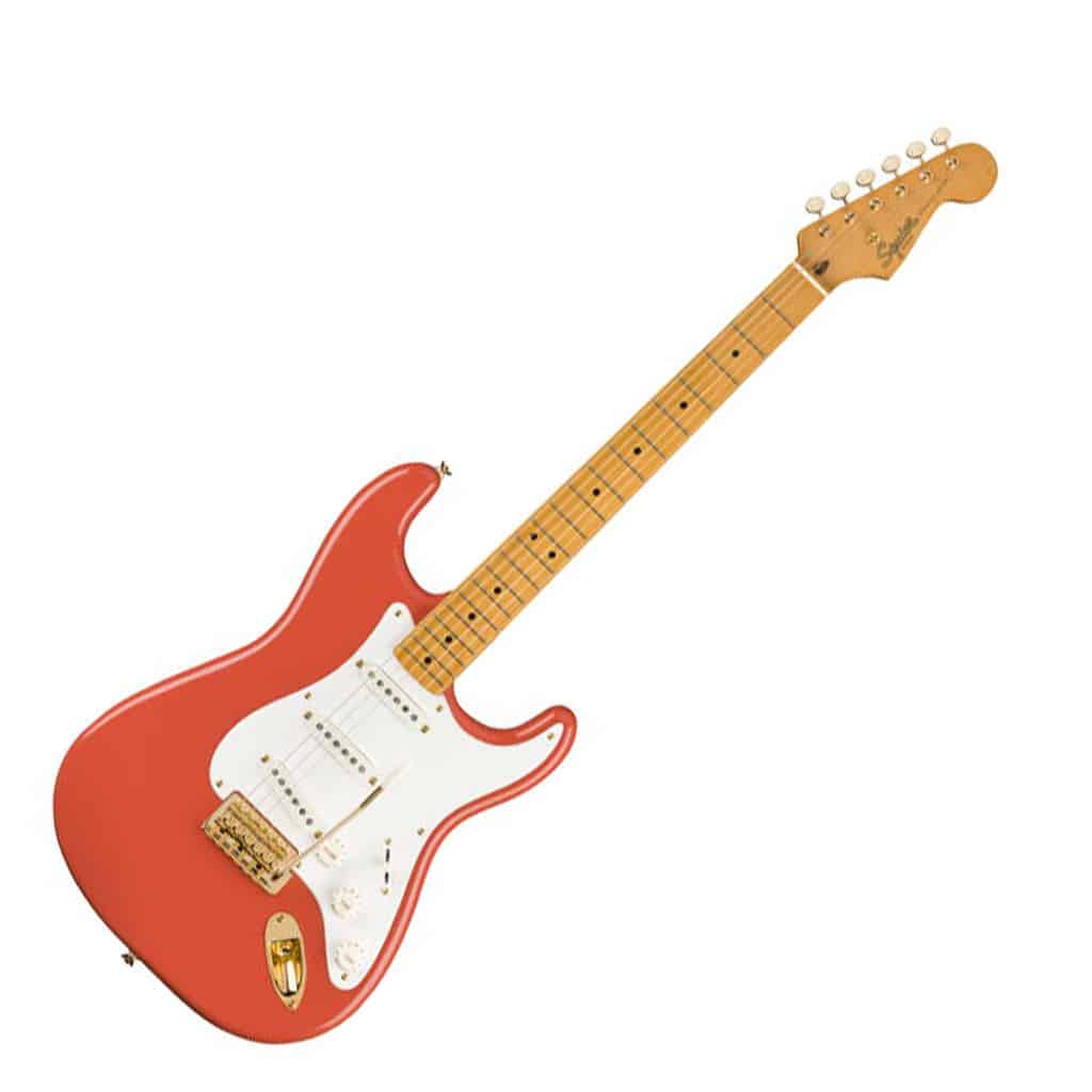 Squier by Fender FSR Classic Vibe 50s Stratocaster - Maple Fretboard - Fiesta Red - Image 5