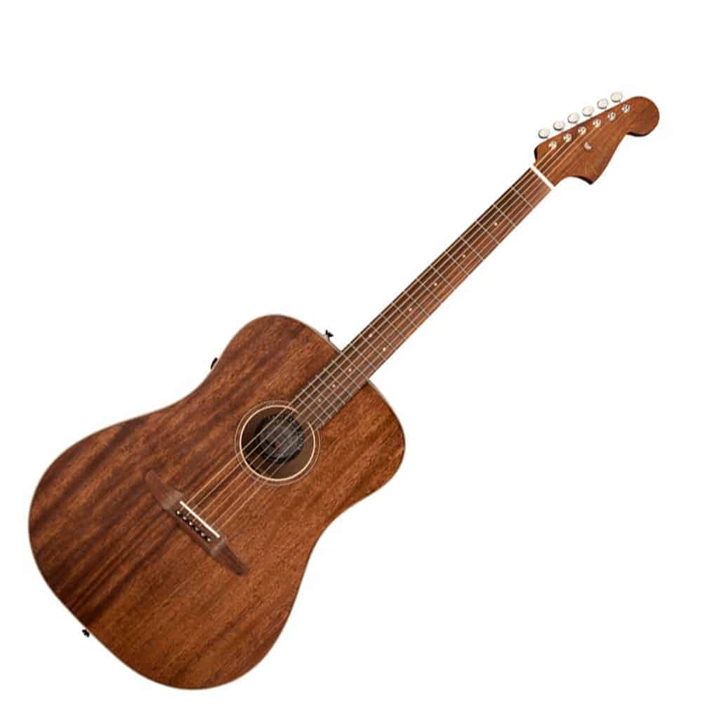 Fender California Series Redondo Special Acoustic-Electric Guitar - Natural Satin Mahogany - Image 3