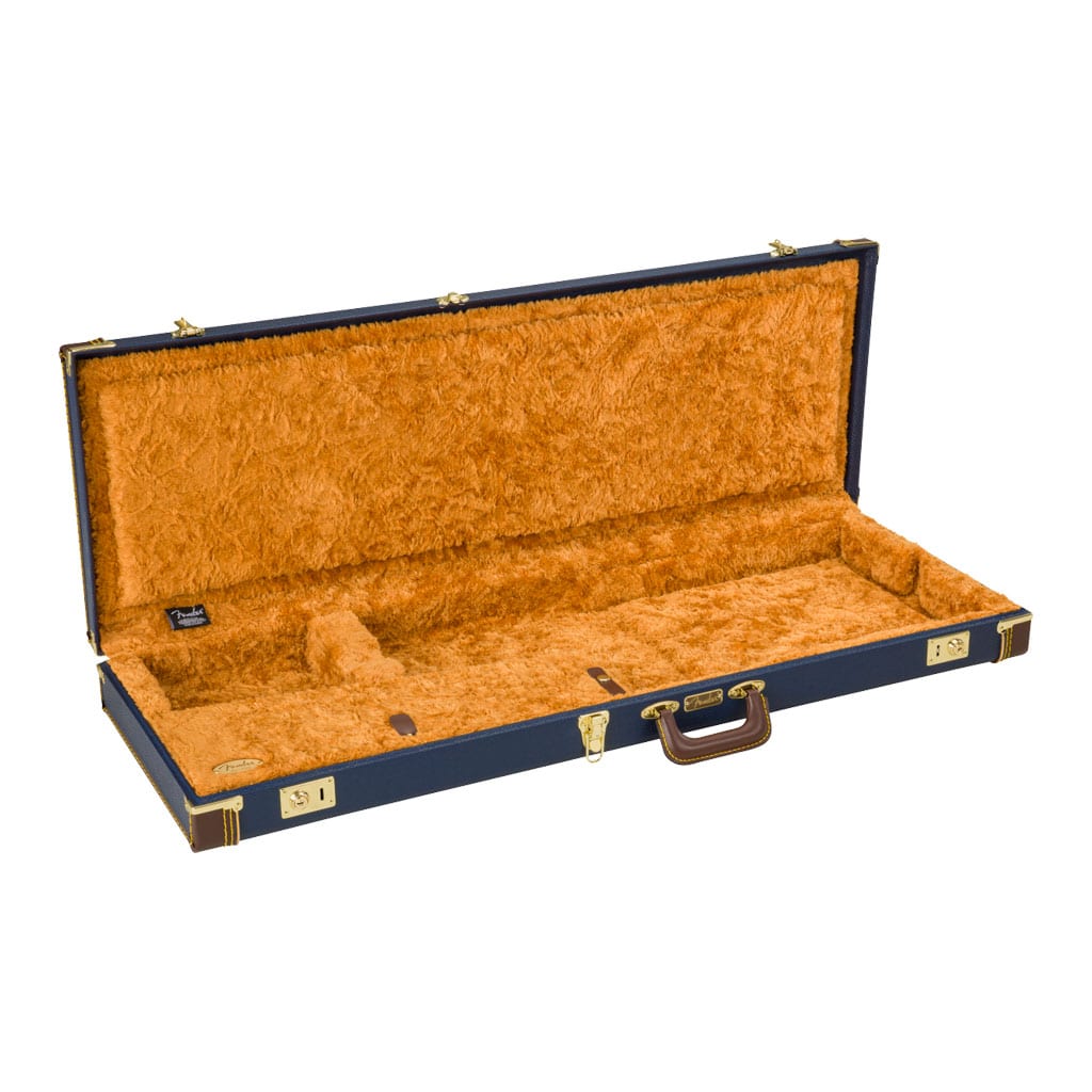 Fender Classic Series Wood Case for Strat/Tele - Navy Blue - Image 4