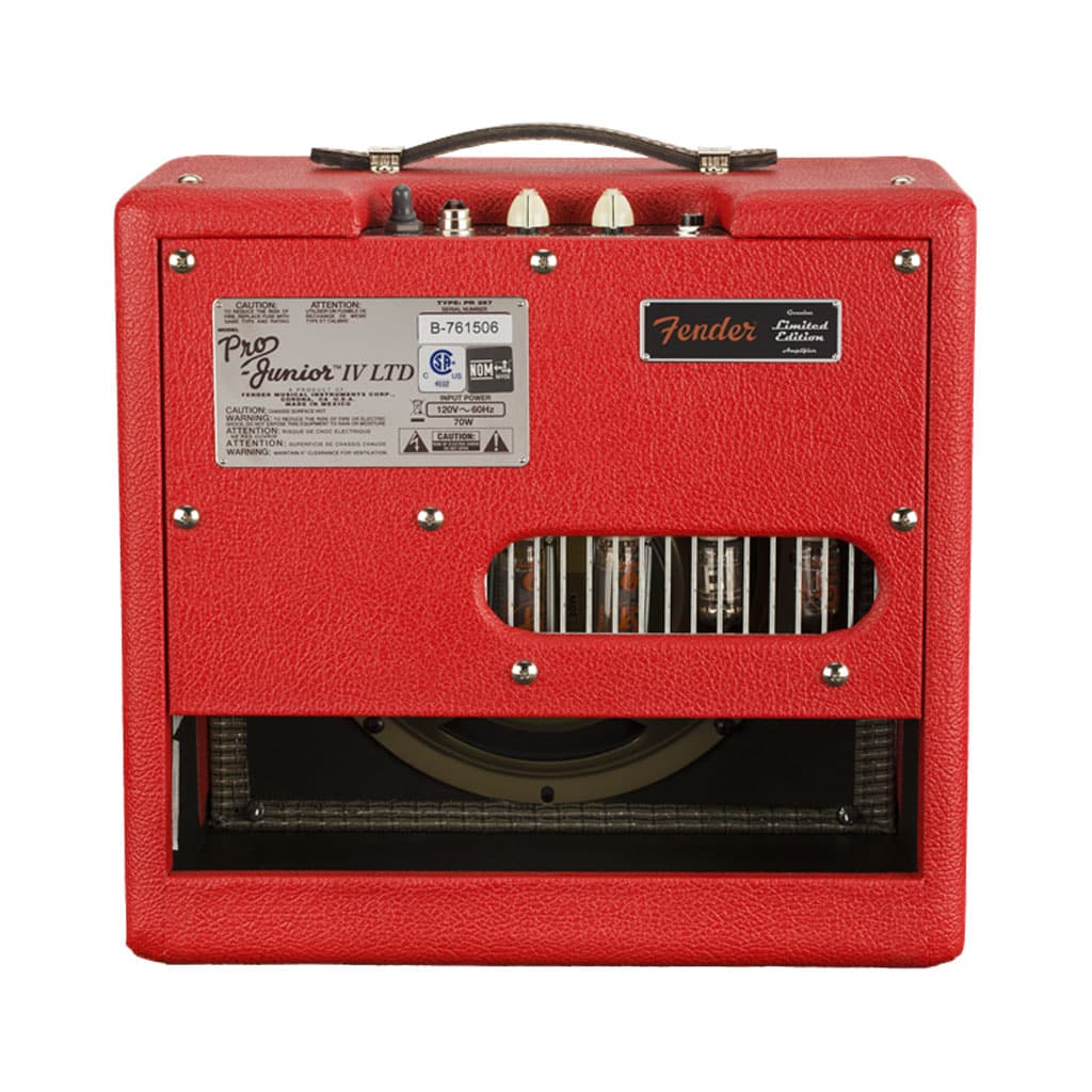 Fender Pro Junior IV Electric Guitar Amp - Brit Red - Image 2