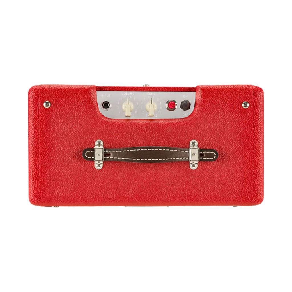 Fender Pro Junior IV Electric Guitar Amp - Brit Red - Image 3