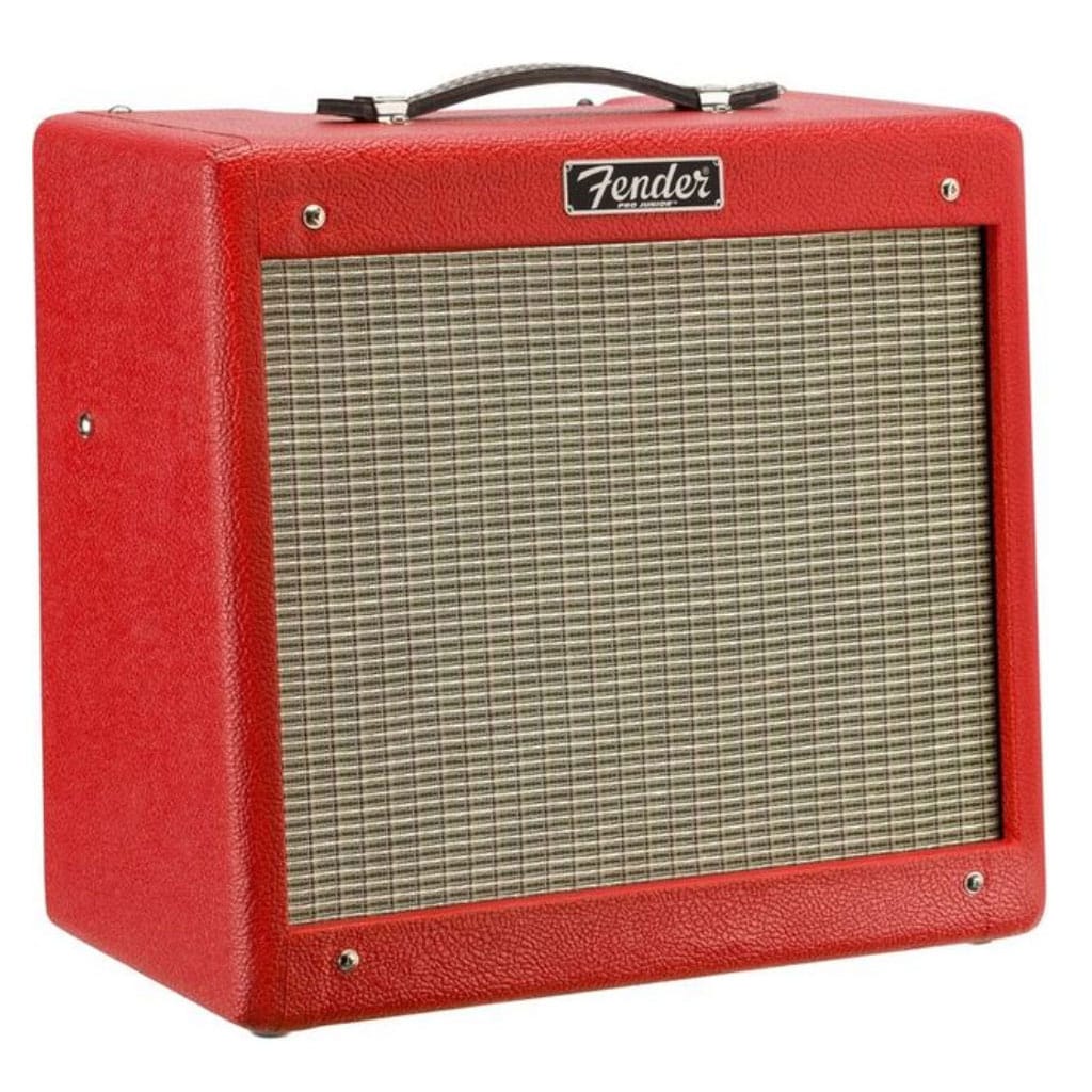 Fender Pro Junior IV Electric Guitar Amp - Brit Red - Image 4
