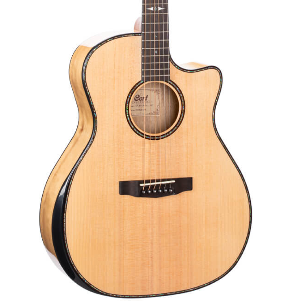 Cort GA-MY Bevel Grand Regal Acoustic Guitar - Natural