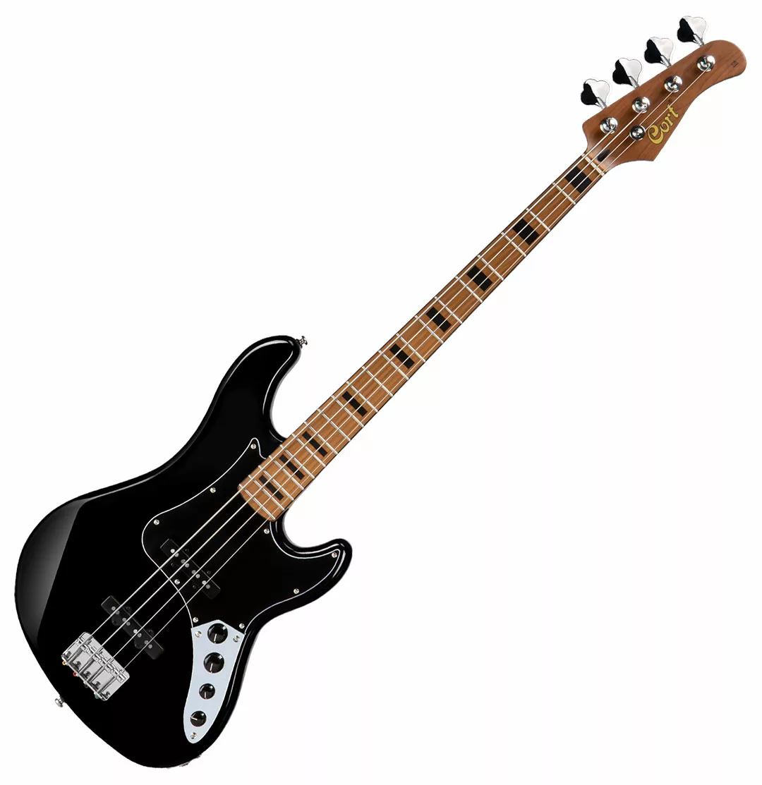 Cort GB64JJ Bass Guitar - Black - Image 2