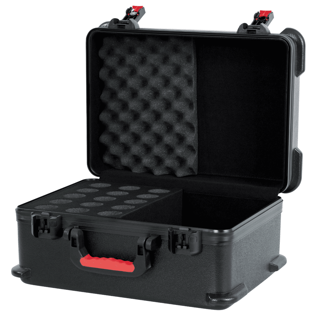 Gator TSA Series Deluxe Molded Microphone Case - 15 Mics - Image 4
