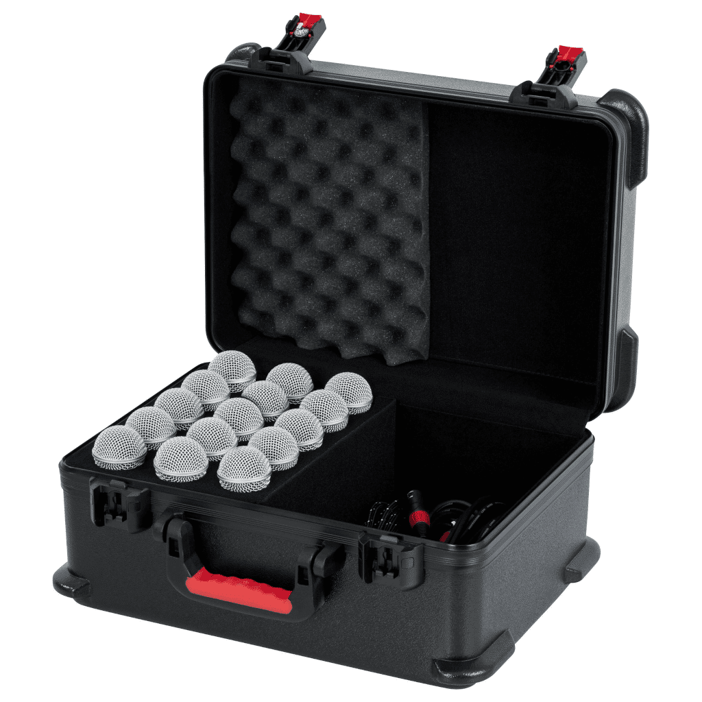 Gator TSA Series Deluxe Molded Microphone Case - 15 Mics - Image 5