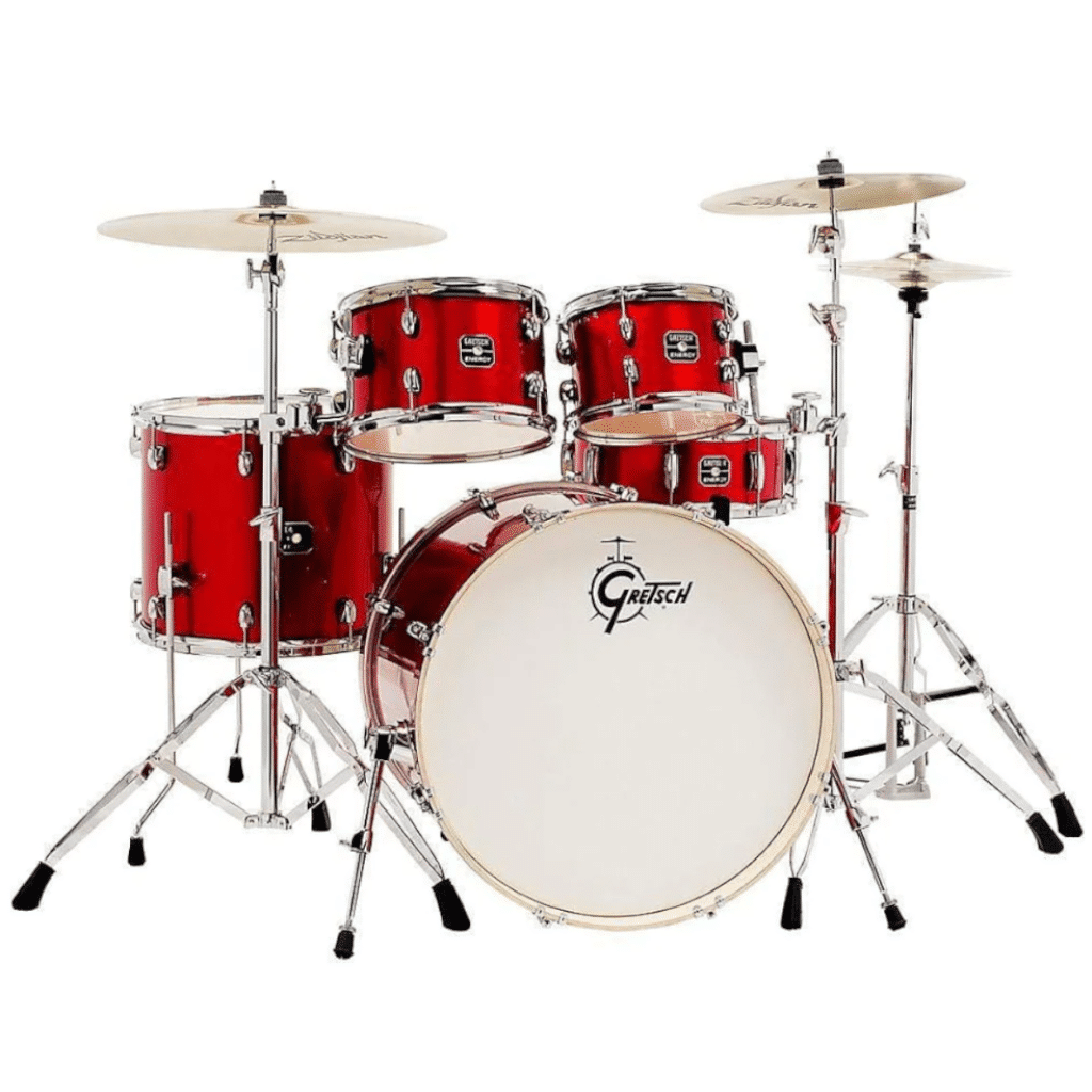 Gretsch GE4E825R Energy 5-Piece Drumkit with Hardware - Red