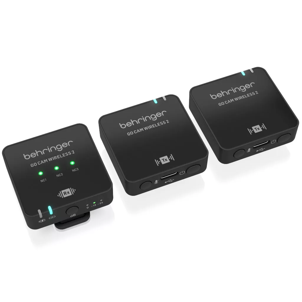 Behringer GO CAM Wireless 2 - Digital Wireless Dual Clip-On Microphone System - Image 2