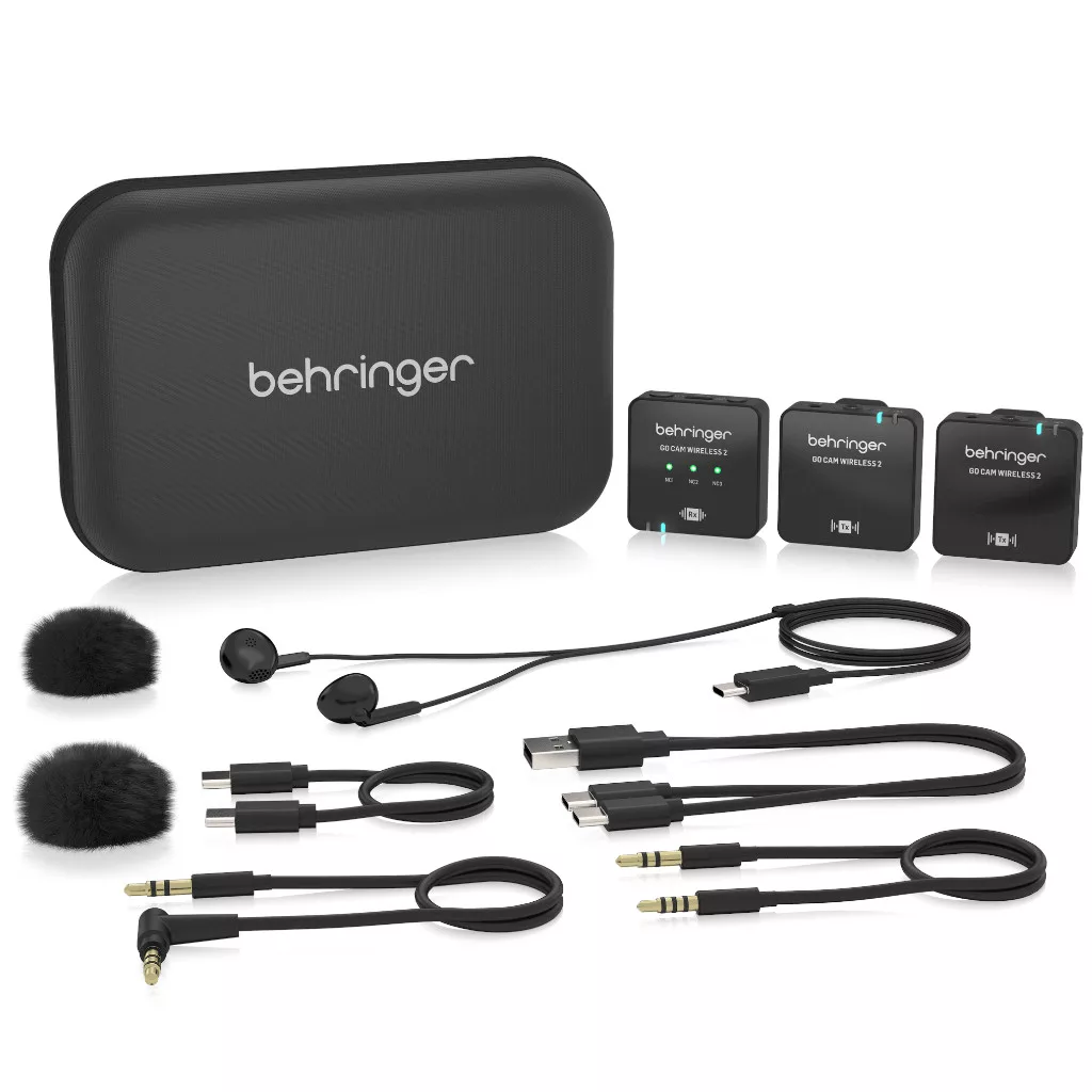 Behringer GO CAM Wireless 2 - Digital Wireless Dual Clip-On Microphone System - Image 6