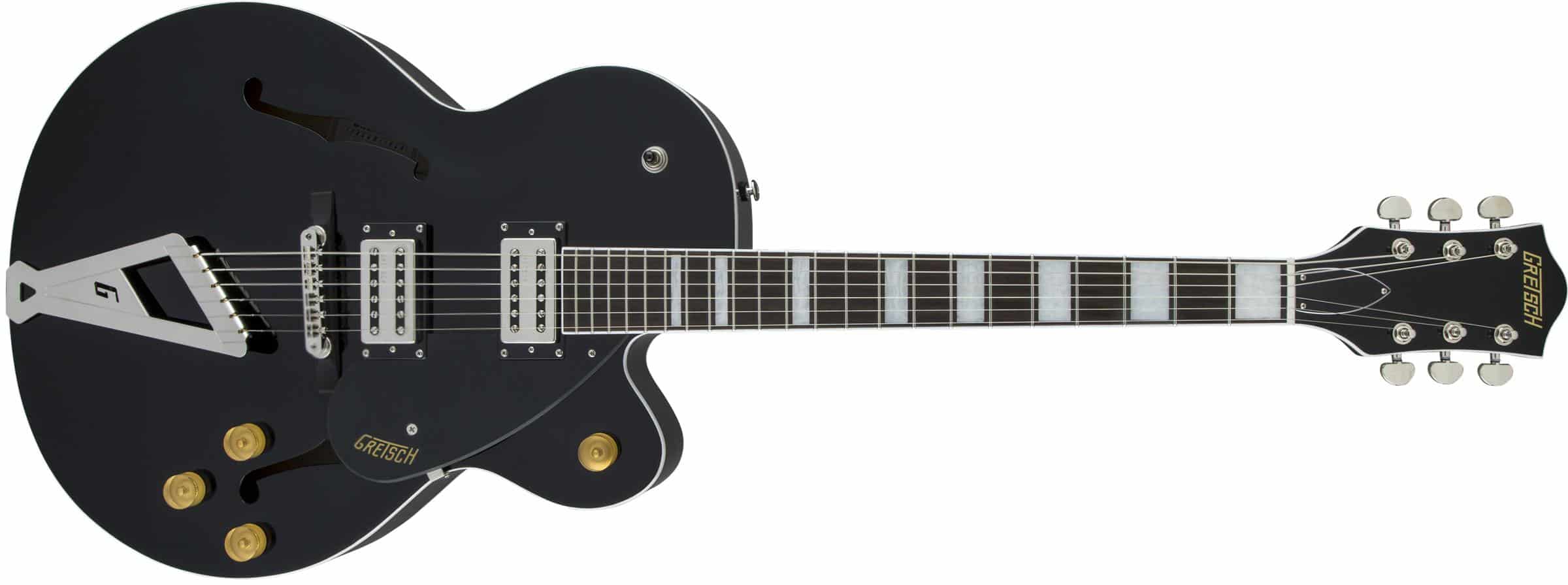 Gretsch G2420 Streamliner Hollow Body Single-Cut Black Finish - Image 2