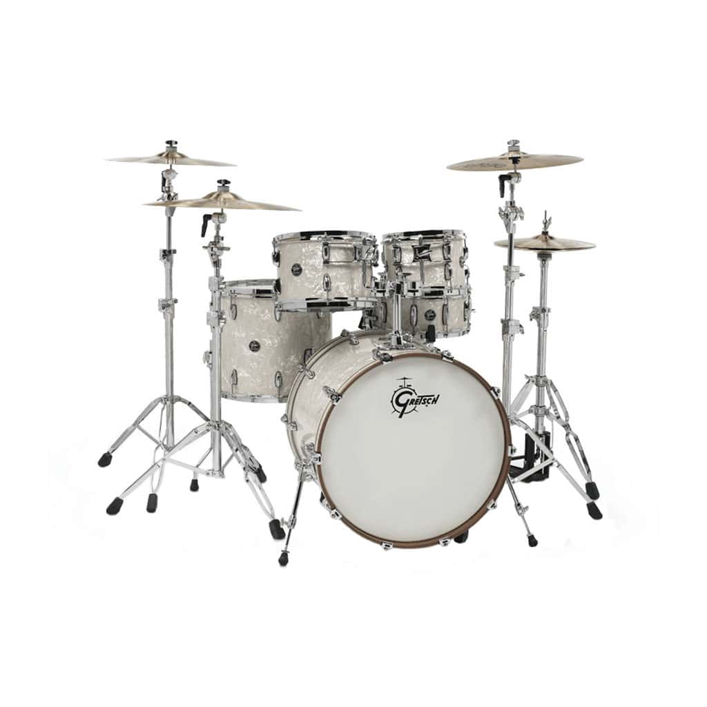 Gretsch RN2-E825 Renown Series 5pc Maple Acoustic Drum - Vintage Pearl (Excludes Hardware)