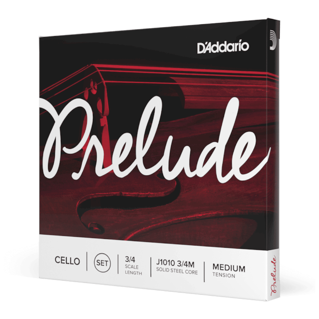 D'Addario Prelude 3/4 Scale Cello String Set - Medium Tension - Image 2