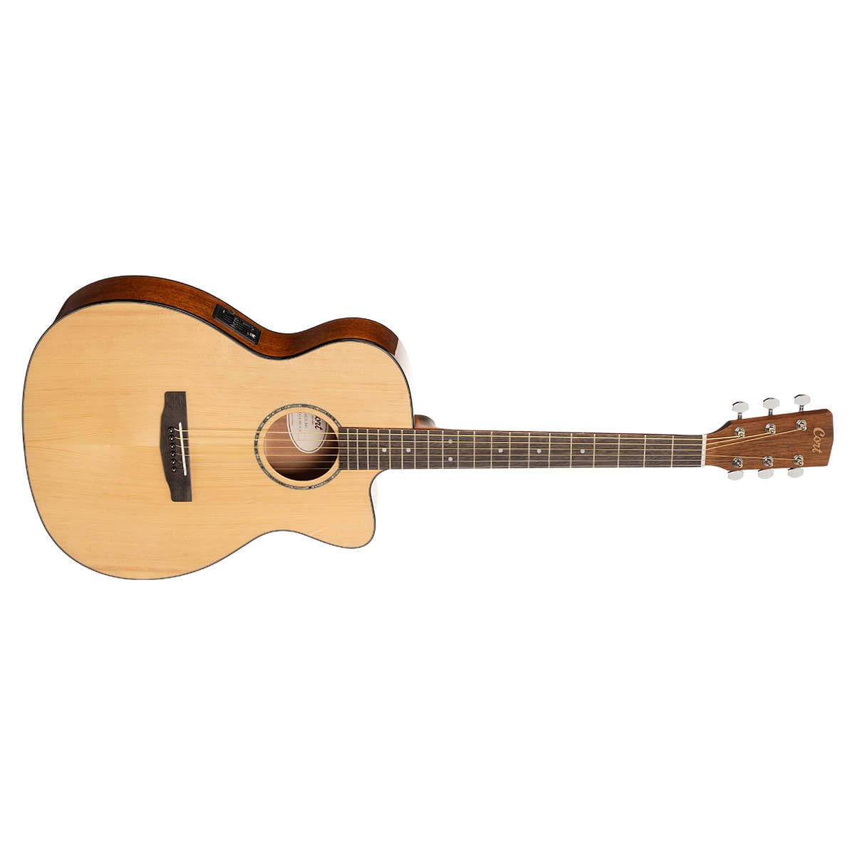 Cort L60CE Acoustic-Electric Guitar - Natural - Image 2