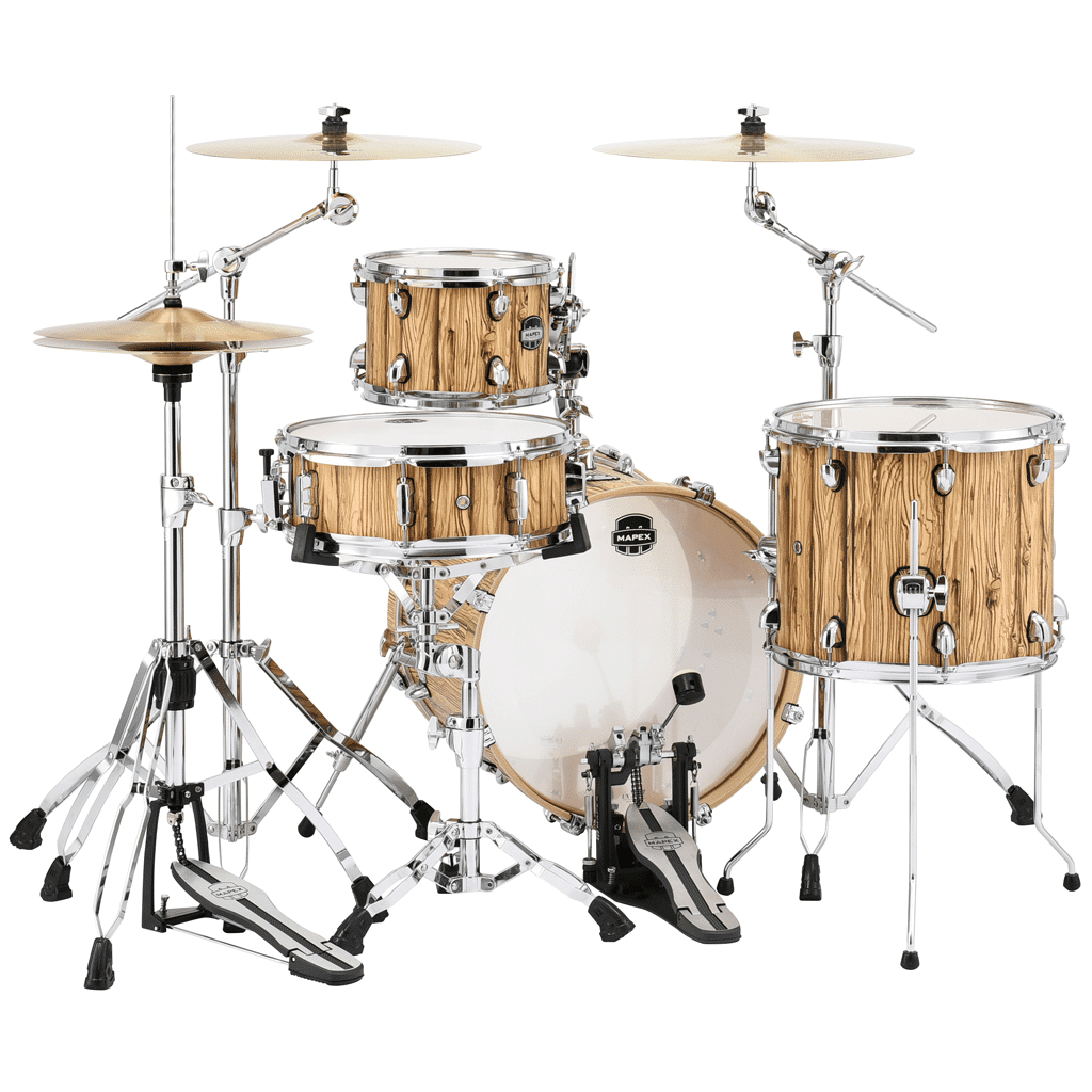 Mapex Mars Series 4-Piece BeBop Shell Pack (Excludes Hardware and cymbals) - Driftwood - Image 2