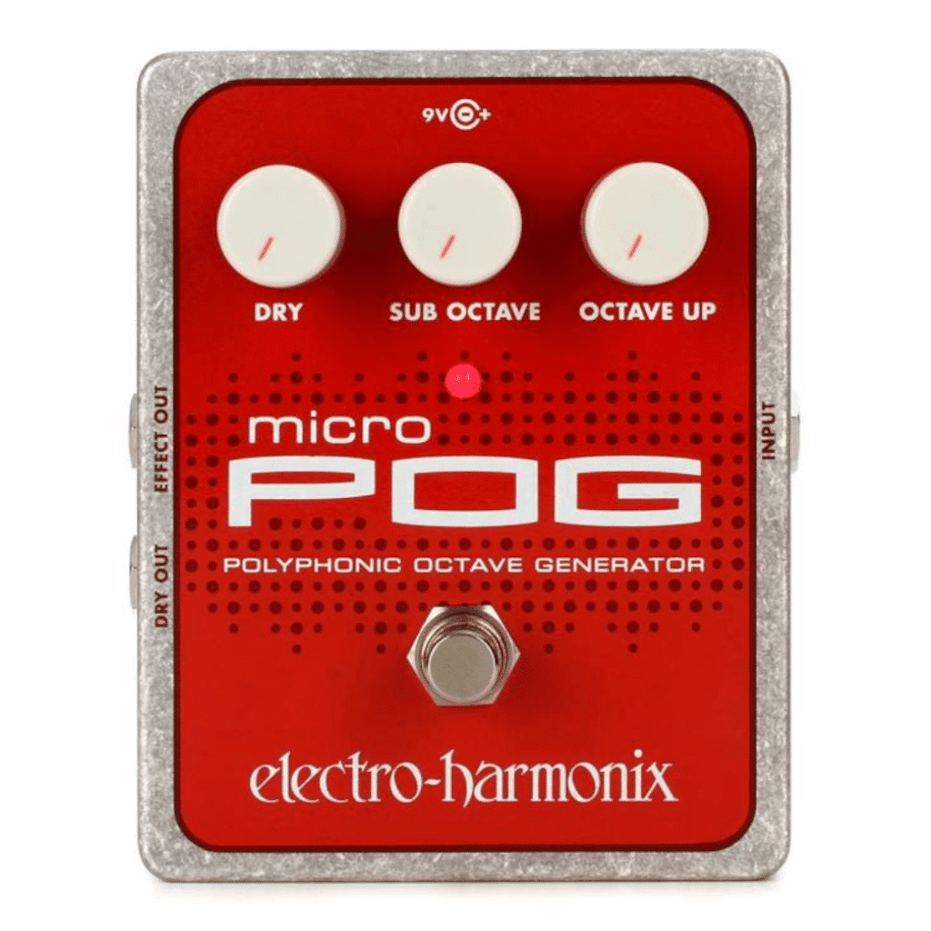 Electro-Harmonix Micro Pog Polyphonic Octave Generator Effects Pedal