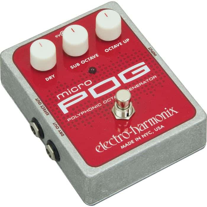 Electro-Harmonix Micro Pog Polyphonic Octave Generator Effects Pedal - Image 2