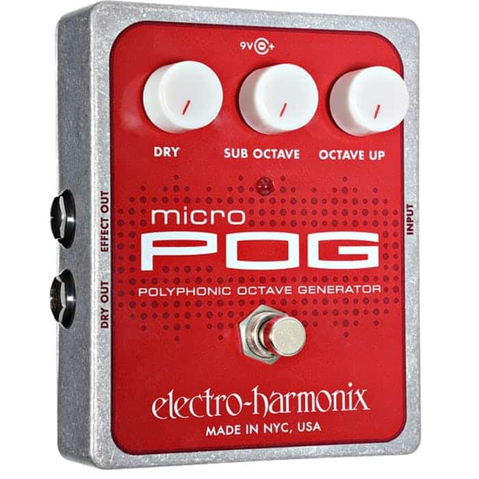 Electro-Harmonix Micro Pog Polyphonic Octave Generator Effects Pedal - Image 3