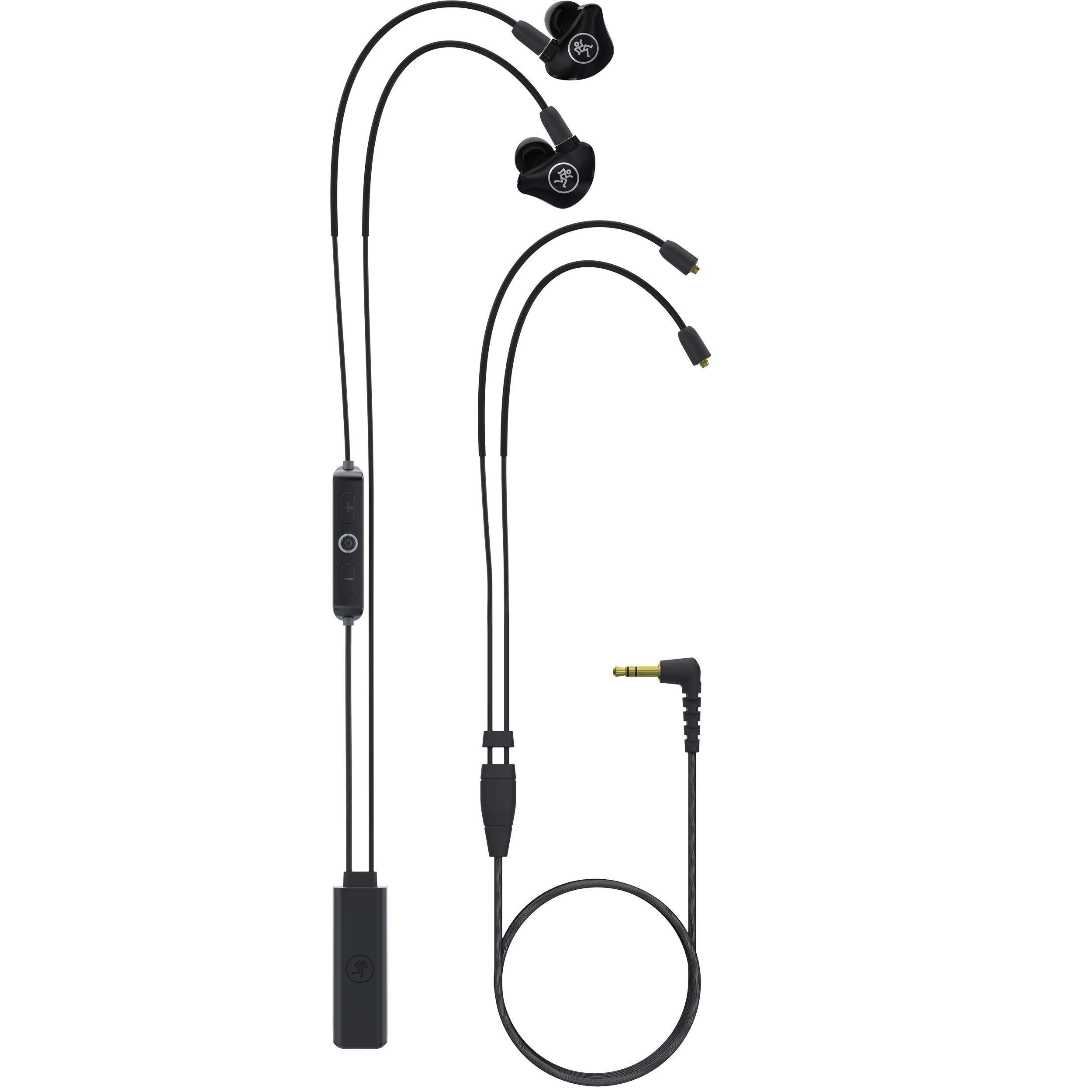 Mackie MP-220 BTA Dual Dynamic Driver In-Ear Monitors with Bluetooth Adapter - Image 2