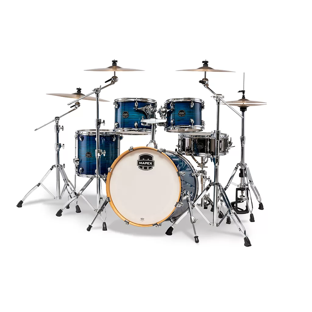 Mapex Armory Fusion Drum Kit - Blue Wave Burst (excludes hardware & cymbals) - Image 2