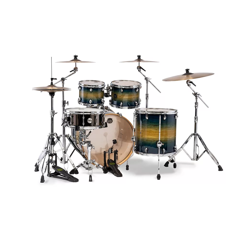 Mapex Armory Rock Drum Kit - Rainforest Burst (excludes hardware & cymbals) - Image 3