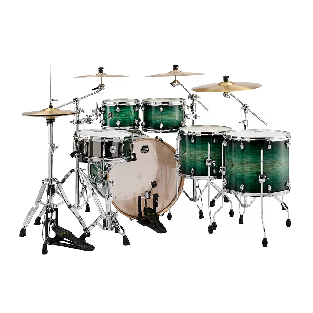 Mapex Armory Studioease Fast Drum Kit - Emerald Burst (excludes hardware & cymbals) - Image 3