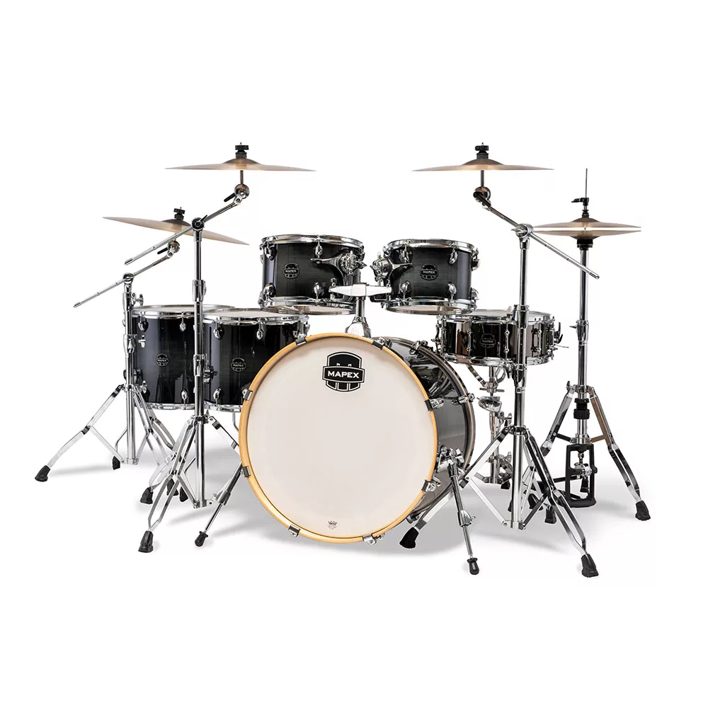Mapex Armory Studioease Fast Drum Kit - Black Onyx Burst (excludes hardware & cymbals) - Image 2