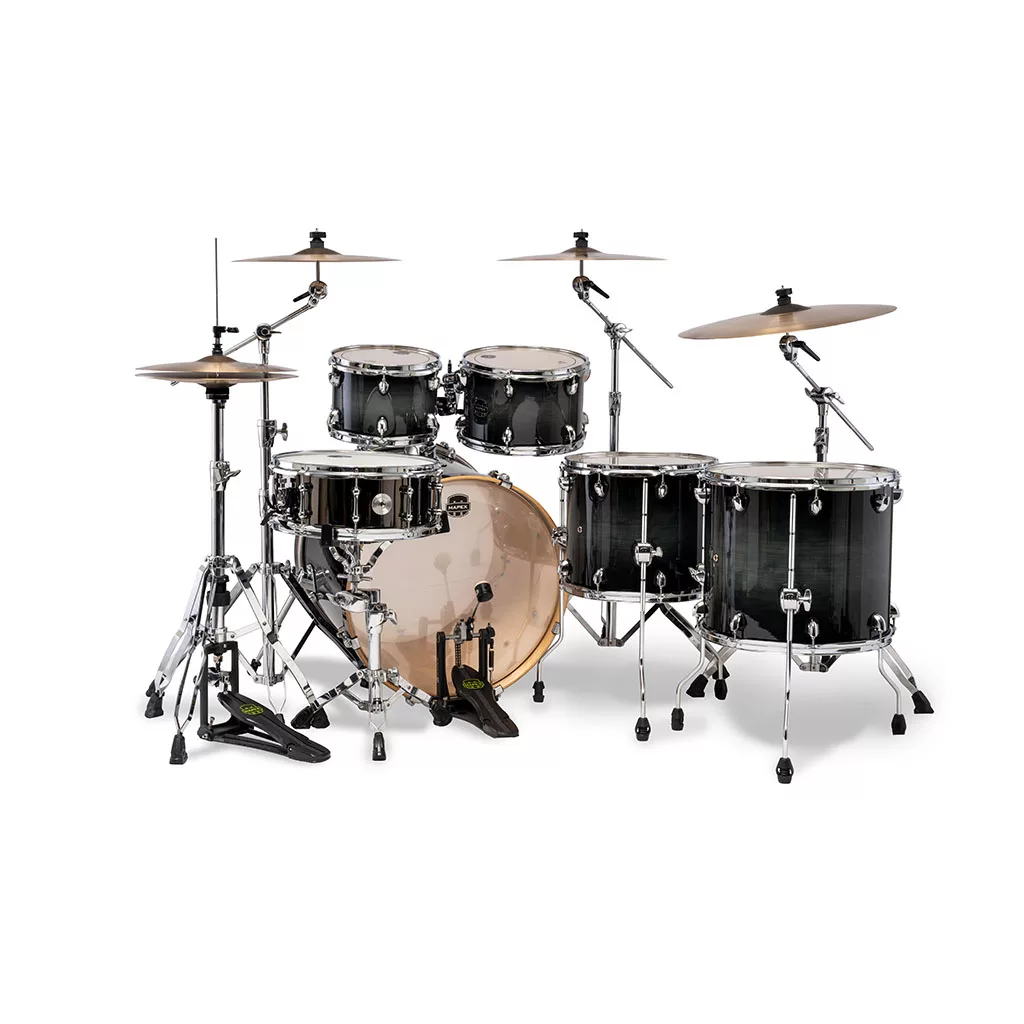 Mapex Armory Studioease Fast Drum Kit - Black Onyx Burst (excludes hardware & cymbals) - Image 3