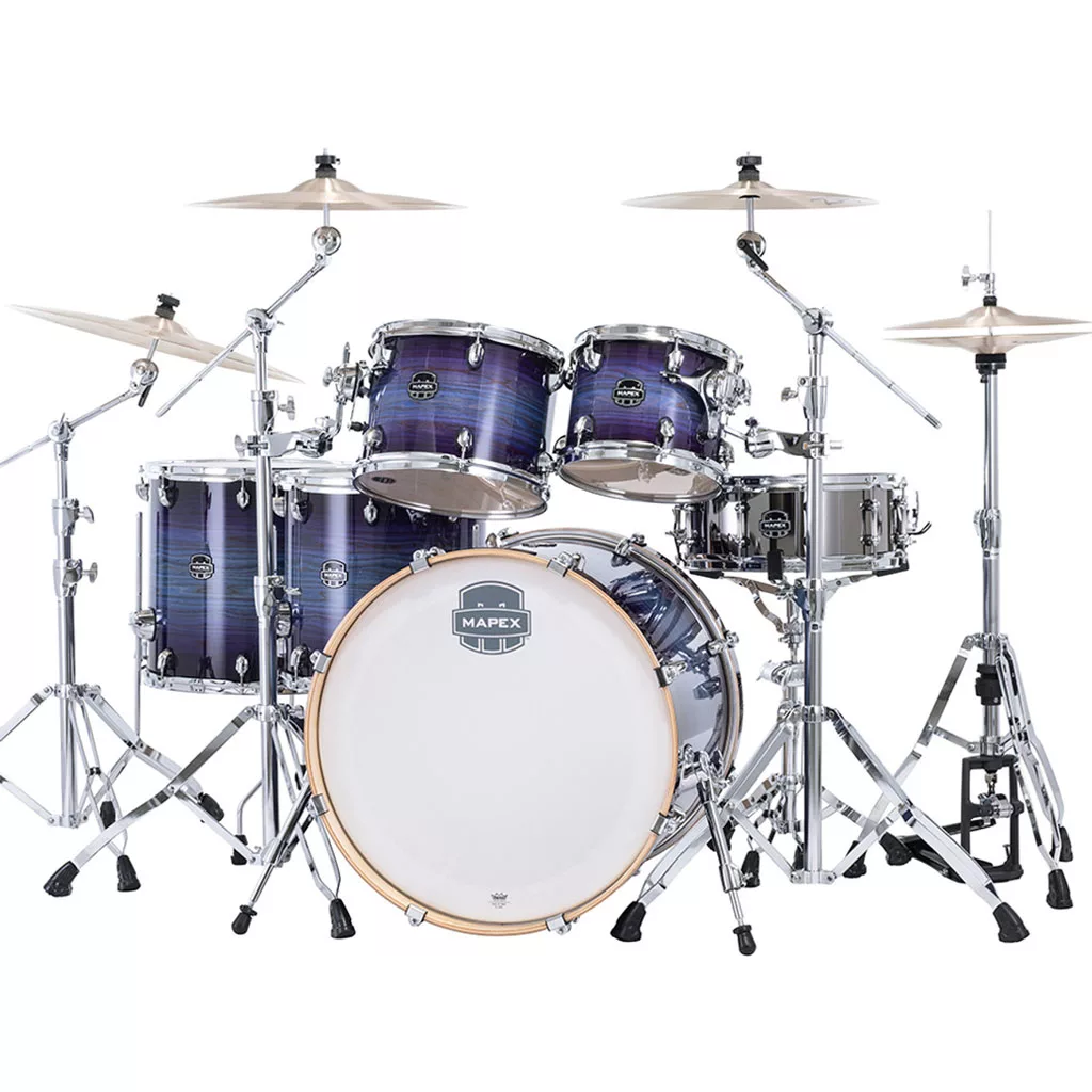 Mapex Armory Studioease Fast 6-Piece Drum Kit - Night Sky Burst (excludes hardware & cymbals) - Image 2