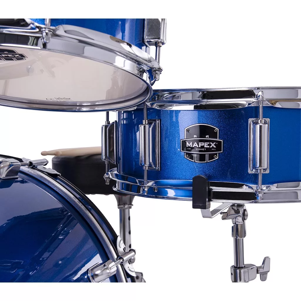 Mapex COMET Rock Drum Kit - Indigo Blue (with 3 Cymbals & 5-Piece Hardware) - Image 8