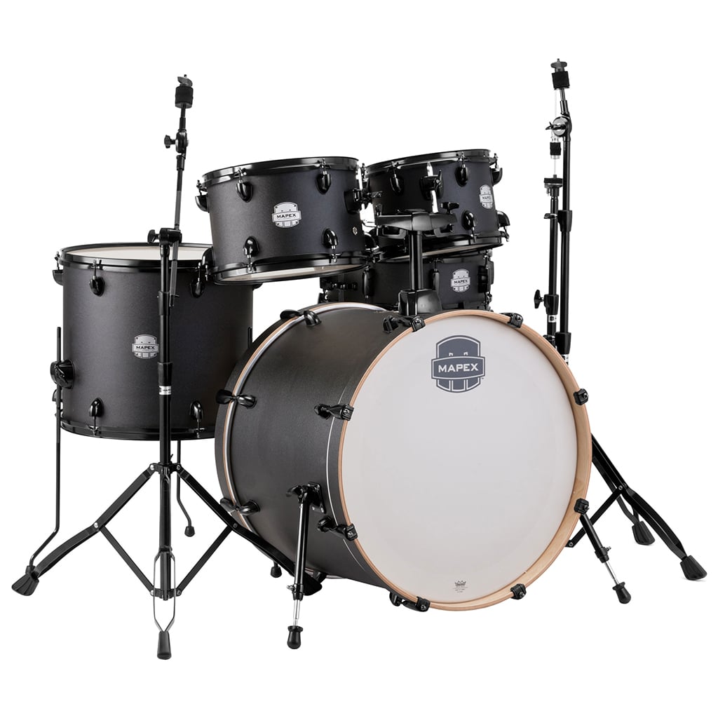 Mapex Storm ST5255B Drum Kit Deep Black Finish