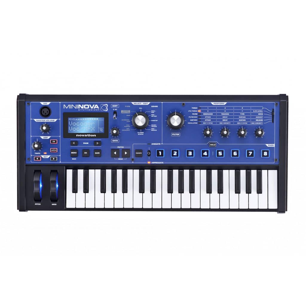 Novation MiniNova 37-key Synthesizer with Vocoder