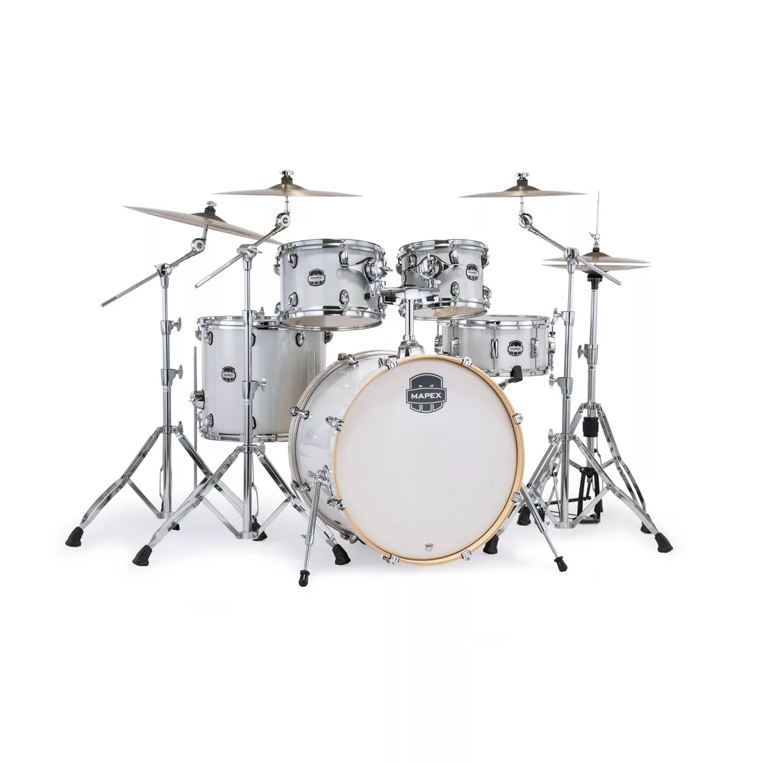 Mapex Mars Birch 5-Piece Rock Shell Pack Drum Kit (Excludes Hardware and Cymbals) - Diamond Sparkle