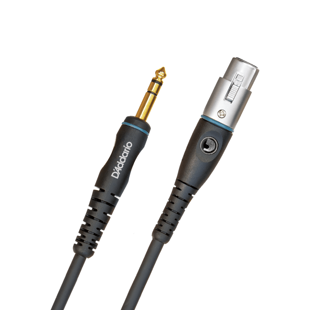 D'addario Custom Series Microphone/Powered Speaker Cable - 3m