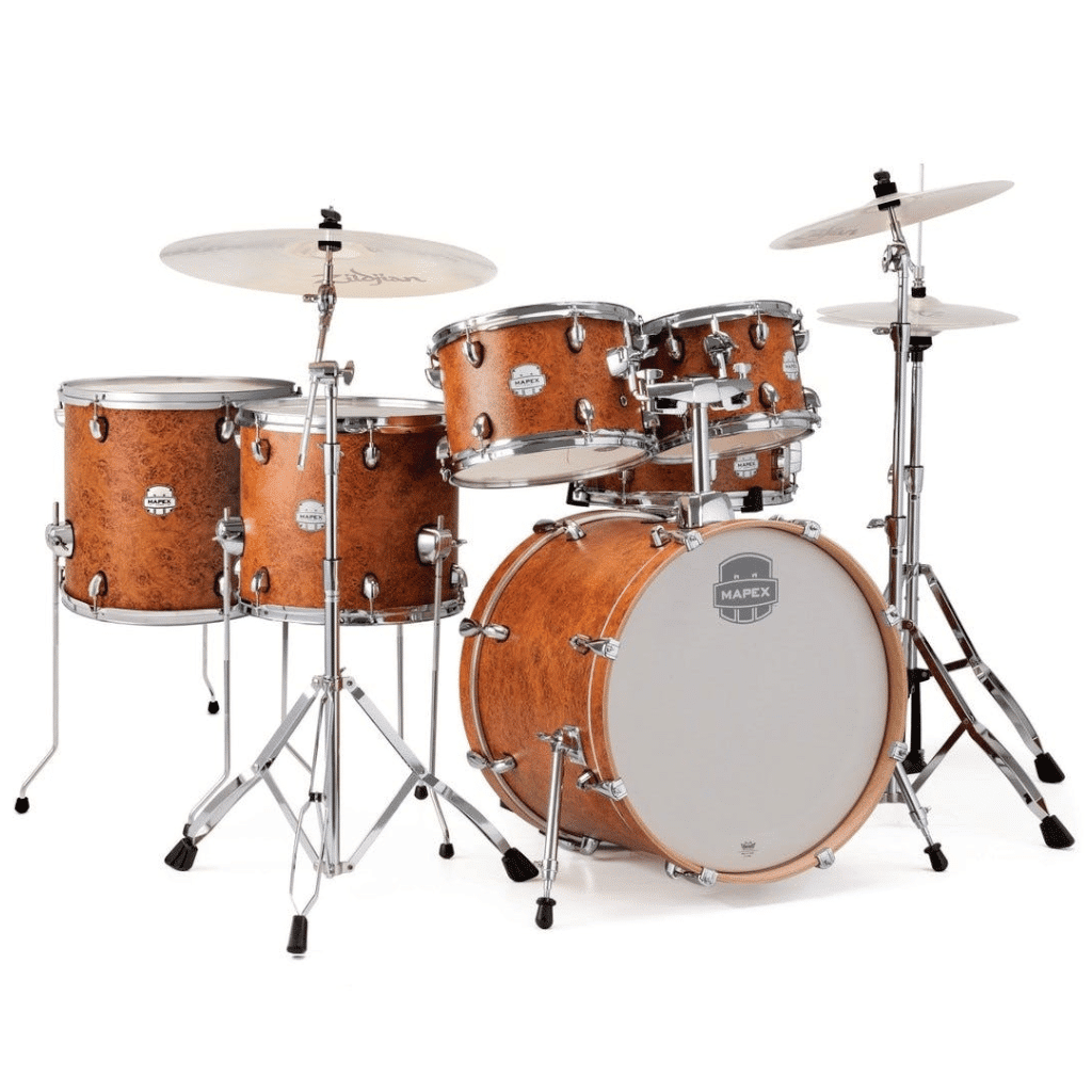 Mapex Storm 5-Piece Fusion Fast Drum Kit - Camphor Wood Finish (Includes 400 Series Hardware) - Image 2