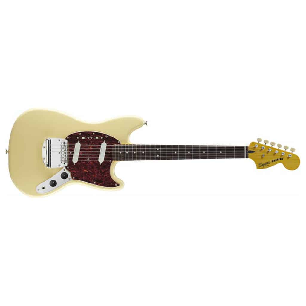 Squier by Fender Vintage Modified Mustang® Electric Guitar - Vintage White - Image 2