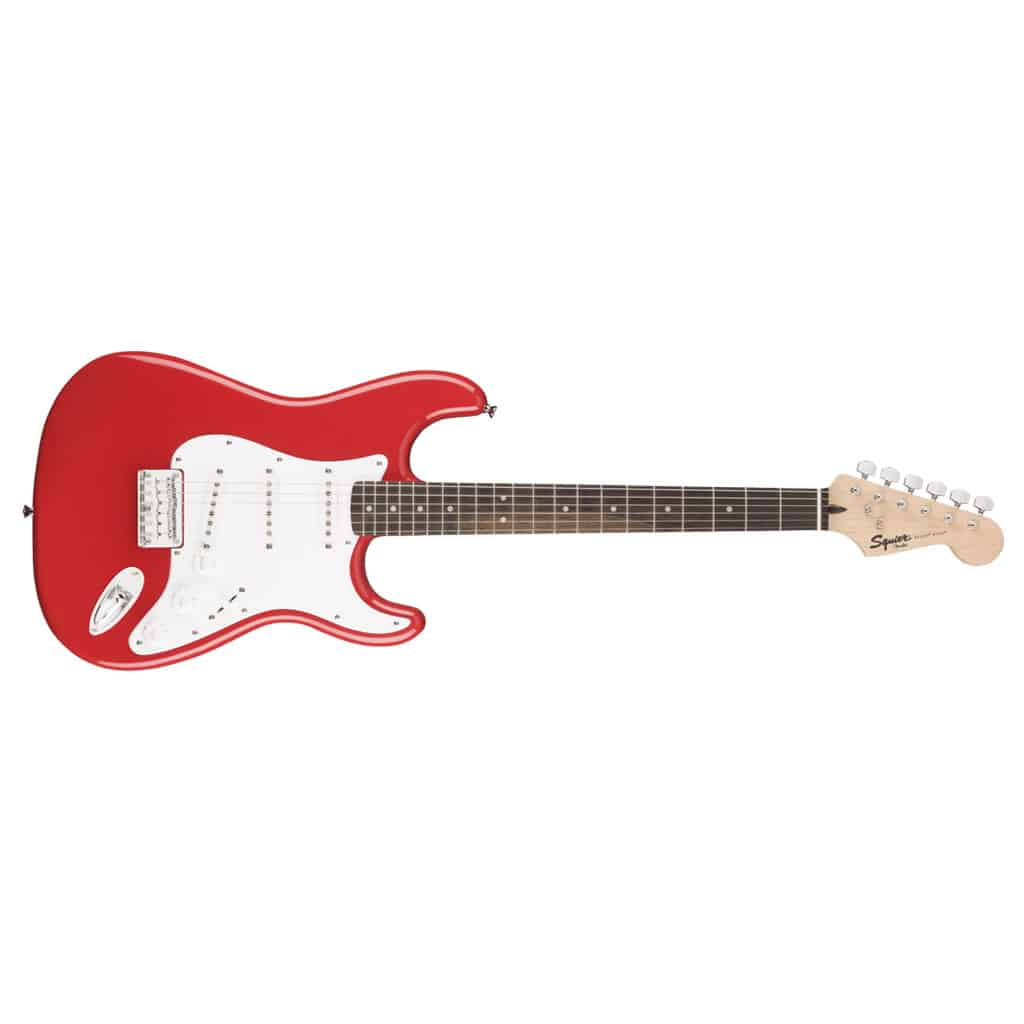 Squier by Fender Bullet Stratocaster - Rosewood Neck - Hardtail - Fiesta Red - Image 2