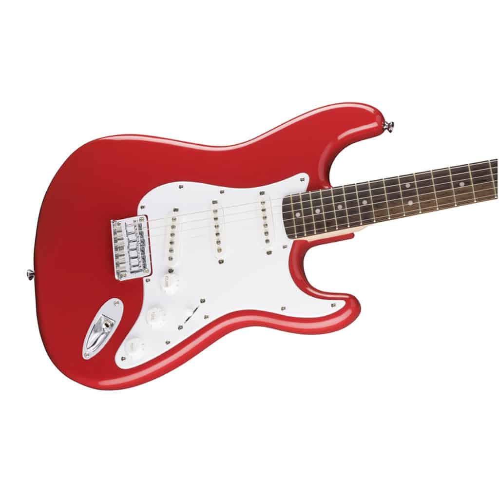 Squier by Fender Bullet Stratocaster - Rosewood Neck - Hardtail - Fiesta Red - Image 3