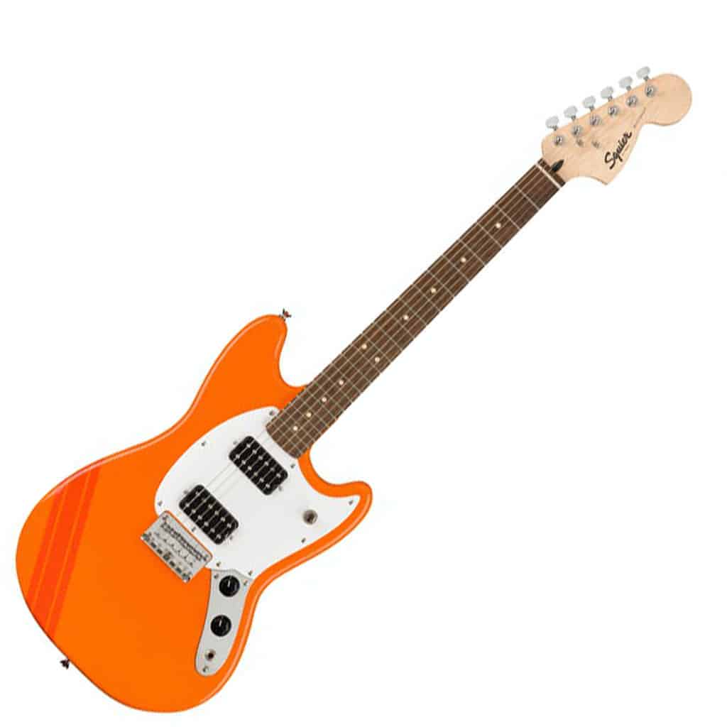Squier by Fender Limited Edition Bullet Mustang® HH Electric Guitar - Competition Orange - Image 4